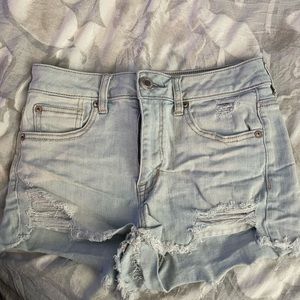 Distressed American Eagle shorts